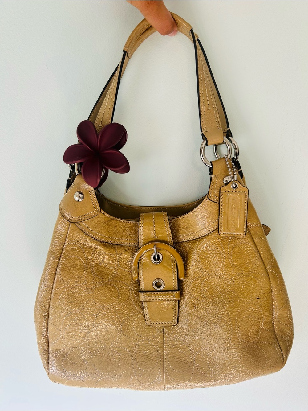 Coach Soho Lynn Shoulder Bag in Patent Leather